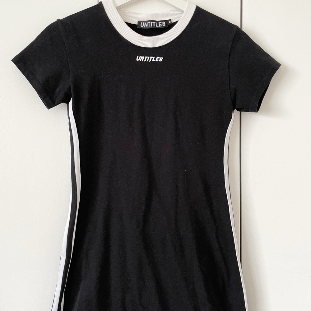 Black and white golf/tennis dress